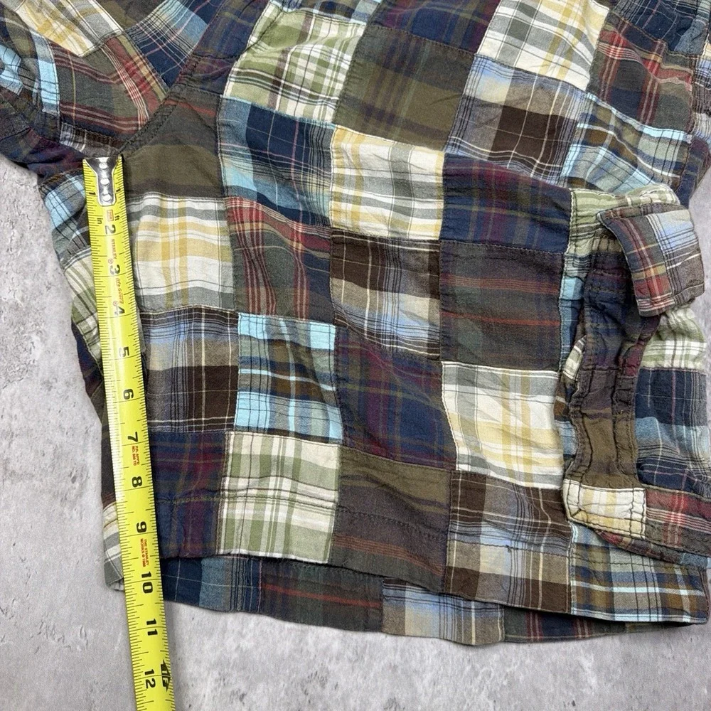 Vintage Roundtree & Yorke Patchwork Cargo Shorts Size 48 Y2K Summer